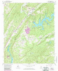 Remlap Alabama Historical topographic map, 1:24000 scale, 7.5 X 7.5 Minute, Year 1960