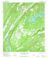Remlap Alabama Historical topographic map, 1:24000 scale, 7.5 X 7.5 Minute, Year 1960