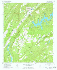 Remlap Alabama Historical topographic map, 1:24000 scale, 7.5 X 7.5 Minute, Year 1960
