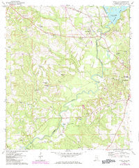 River Falls Alabama Historical topographic map, 1:24000 scale, 7.5 X 7.5 Minute, Year 1971