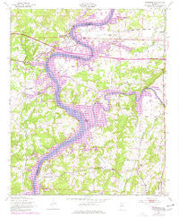 Riverside Alabama Historical topographic map, 1:24000 scale, 7.5 X 7.5 Minute, Year 1947
