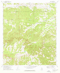 Roba Alabama Historical topographic map, 1:24000 scale, 7.5 X 7.5 Minute, Year 1973