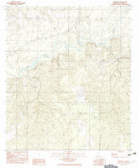 Roberts Alabama Historical topographic map, 1:24000 scale, 7.5 X 7.5 Minute, Year 1982