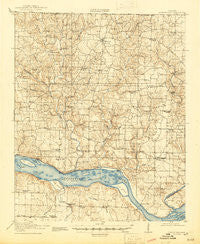 Rogersville Alabama Historical topographic map, 1:62500 scale, 15 X 15 Minute, Year 1916