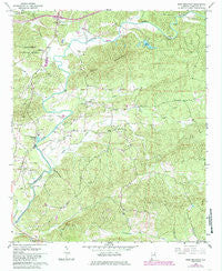 Ross Mountain Alabama Historical topographic map, 1:24000 scale, 7.5 X 7.5 Minute, Year 1967
