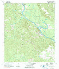 Saint Stephens Alabama Historical topographic map, 1:24000 scale, 7.5 X 7.5 Minute, Year 1972