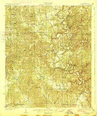 Samantha Alabama Historical topographic map, 1:62500 scale, 15 X 15 Minute, Year 1928