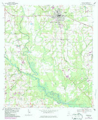 Samson Alabama Historical topographic map, 1:24000 scale, 7.5 X 7.5 Minute, Year 1968