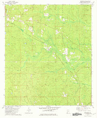 Seaboard Alabama Historical topographic map, 1:24000 scale, 7.5 X 7.5 Minute, Year 1982