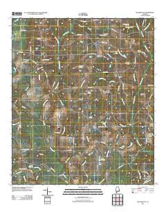 Sellersville Alabama Historical topographic map, 1:24000 scale, 7.5 X 7.5 Minute, Year 2011