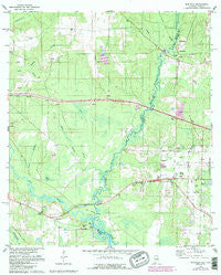 Seminole Alabama Historical topographic map, 1:24000 scale, 7.5 X 7.5 Minute, Year 1978