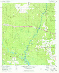 Seminole Alabama Historical topographic map, 1:24000 scale, 7.5 X 7.5 Minute, Year 1978