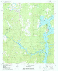 Shelby Alabama Historical topographic map, 1:24000 scale, 7.5 X 7.5 Minute, Year 1980