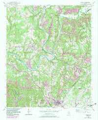 Sipsey Alabama Historical topographic map, 1:24000 scale, 7.5 X 7.5 Minute, Year 1949
