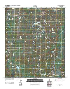 Snowdoun Alabama Historical topographic map, 1:24000 scale, 7.5 X 7.5 Minute, Year 2011