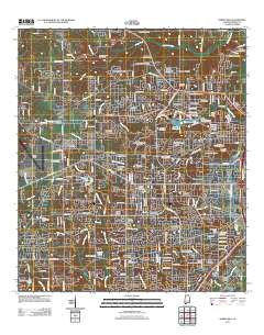 Spring Hill Alabama Historical topographic map, 1:24000 scale, 7.5 X 7.5 Minute, Year 2011