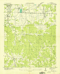 Spruce Pine Alabama Historical topographic map, 1:24000 scale, 7.5 X 7.5 Minute, Year 1936