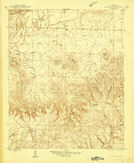 Spruce Pine Alabama Historical topographic map, 1:24000 scale, 7.5 X 7.5 Minute, Year 1945