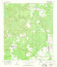 Stapleton Alabama Historical topographic map, 1:24000 scale, 7.5 X 7.5 Minute, Year 1953