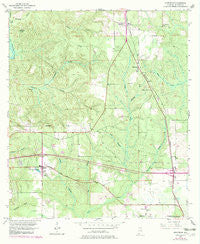 Stapleton Alabama Historical topographic map, 1:24000 scale, 7.5 X 7.5 Minute, Year 1953