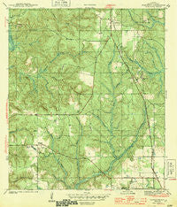 Stapleton Alabama Historical topographic map, 1:31680 scale, 7.5 X 7.5 Minute, Year 1944