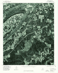 Steele Alabama Historical topographic map, 1:24000 scale, 7.5 X 7.5 Minute, Year 1975