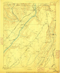 Stevenson Alabama Historical topographic map, 1:125000 scale, 30 X 30 Minute, Year 1895