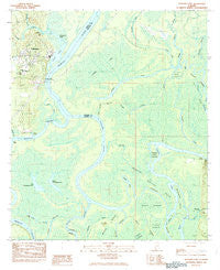 Stiggings Lake Alabama Historical topographic map, 1:24000 scale, 7.5 X 7.5 Minute, Year 1983