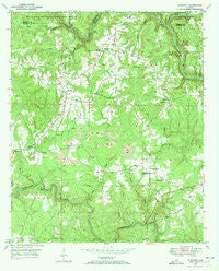 Sunlight Alabama Historical topographic map, 1:24000 scale, 7.5 X 7.5 Minute, Year 1949