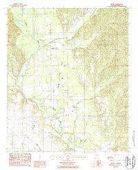 Suttle Alabama Historical topographic map, 1:24000 scale, 7.5 X 7.5 Minute, Year 1987