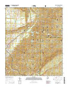 Sylacauga East Alabama Current topographic map, 1:24000 scale, 7.5 X 7.5 Minute, Year 2014