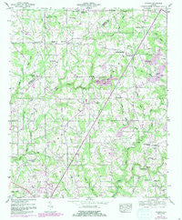 Sylvania Alabama Historical topographic map, 1:24000 scale, 7.5 X 7.5 Minute, Year 1947