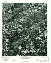 Talladega NW Alabama Historical topographic map, 1:24000 scale, 7.5 X 7.5 Minute, Year 1975