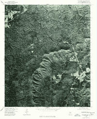 Talladega SE Alabama Historical topographic map, 1:24000 scale, 7.5 X 7.5 Minute, Year 1975