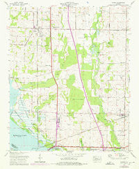 Tanner Alabama Historical topographic map, 1:24000 scale, 7.5 X 7.5 Minute, Year 1963