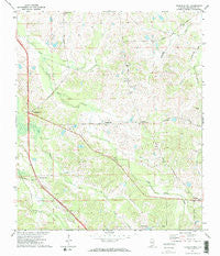 Teasleys Mill Alabama Historical topographic map, 1:24000 scale, 7.5 X 7.5 Minute, Year 1971