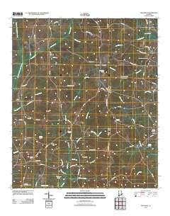 Texasville Alabama Historical topographic map, 1:24000 scale, 7.5 X 7.5 Minute, Year 2011