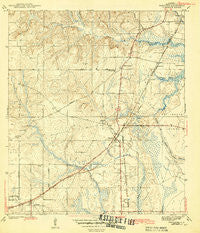 Theodore Alabama Historical topographic map, 1:31680 scale, 7.5 X 7.5 Minute, Year 1943