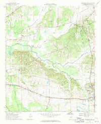 Thomaston West Alabama Historical topographic map, 1:24000 scale, 7.5 X 7.5 Minute, Year 1968