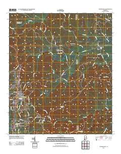 Thomasville Alabama Historical topographic map, 1:24000 scale, 7.5 X 7.5 Minute, Year 2011