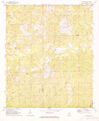 Thornton Alabama Historical topographic map, 1:24000 scale, 7.5 X 7.5 Minute, Year 1971