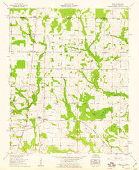Toney Alabama Historical topographic map, 1:24000 scale, 7.5 X 7.5 Minute, Year 1958