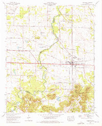Town Creek Alabama Historical topographic map, 1:24000 scale, 7.5 X 7.5 Minute, Year 1974