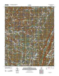Trafford Alabama Historical topographic map, 1:24000 scale, 7.5 X 7.5 Minute, Year 2011
