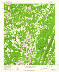 Trafford Alabama Historical topographic map, 1:24000 scale, 7.5 X 7.5 Minute, Year 1961