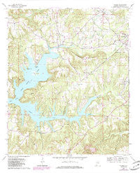Trimble Alabama Historical topographic map, 1:24000 scale, 7.5 X 7.5 Minute, Year 1969