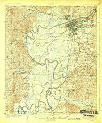 Tuscaloosa Alabama Historical topographic map, 1:62500 scale, 15 X 15 Minute, Year 1926