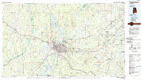 Tuscaloosa Alabama Historical topographic map, 1:100000 scale, 30 X 60 Minute, Year 1984