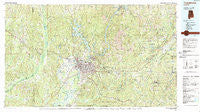 Tuscaloosa Alabama Historical topographic map, 1:100000 scale, 30 X 60 Minute, Year 1984