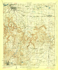 Tuscumbia Alabama Historical topographic map, 1:62500 scale, 15 X 15 Minute, Year 1926